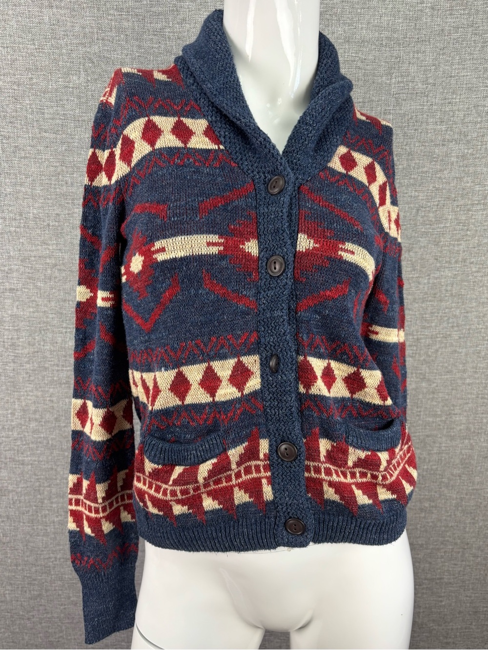 Denim & Supply Ralph Lauren Southwest Shawl Collar Cardigan Women’s XS